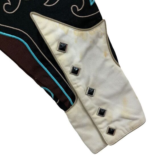 Panhandle Slim Western Black and Cream Shirt - Picture 15 of 16